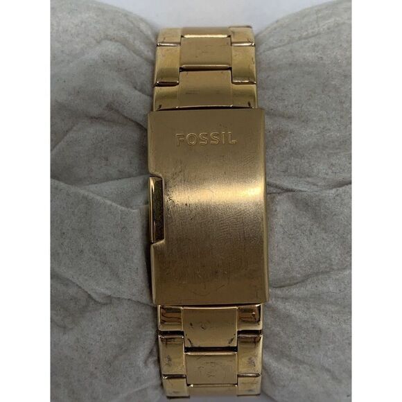 Fossil Es2811 Women's Stainless Steel Analog Rose Gold Dial Quartz Watch Aa477 - Picture 4 of 11